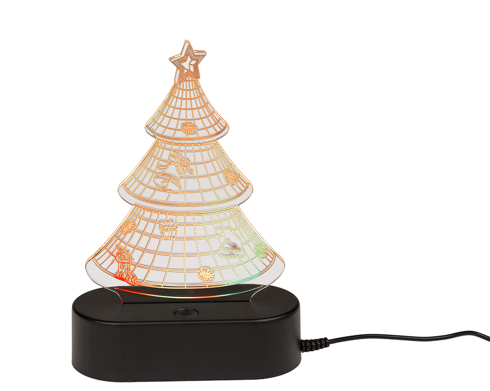 3D-Lamp, Christmas Tree, ca. 19 cm,