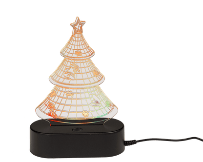 3D-Lamp, Christmas Tree, ca. 19 cm,