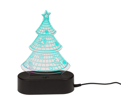 3D-Lamp, Christmas Tree, ca. 19 cm,