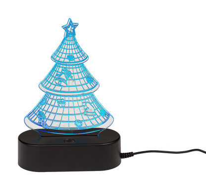 3D-Lamp, Christmas Tree, ca. 19 cm,