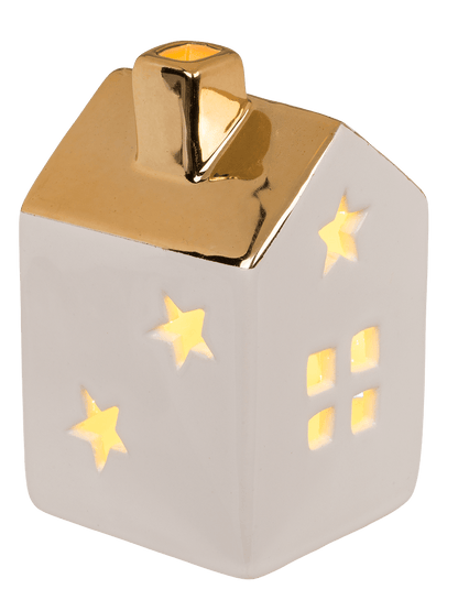 Dolomite X-mas house with LED