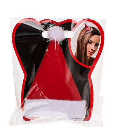 Hair clip, Santa Claus Hat,