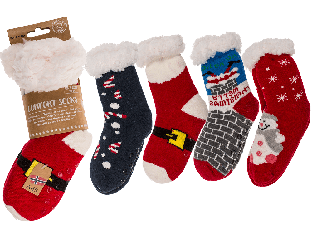 Kids comfort socks, Christmas collection,