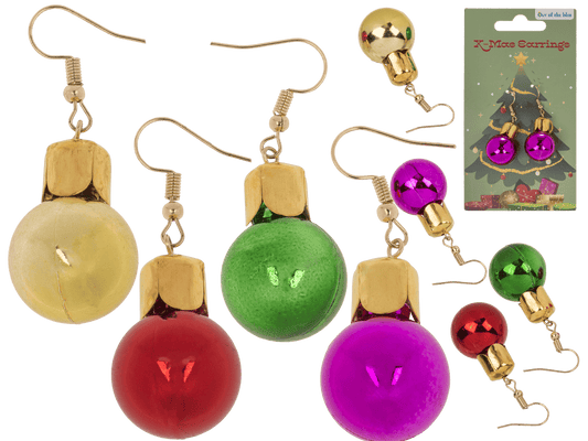 Earrings, X-Mas pendant,