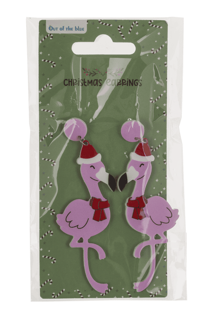 Earrings, Funny X-Mas, made of acrylic,