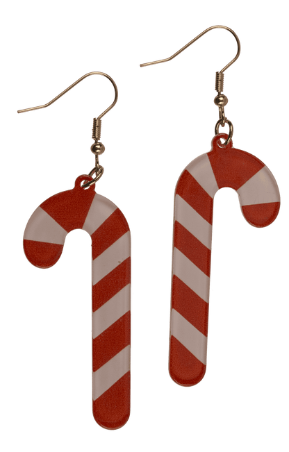 Earrings, Funny X-Mas, made of acrylic,