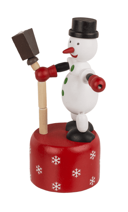 Wooden Pushing Puppet, Christmas,