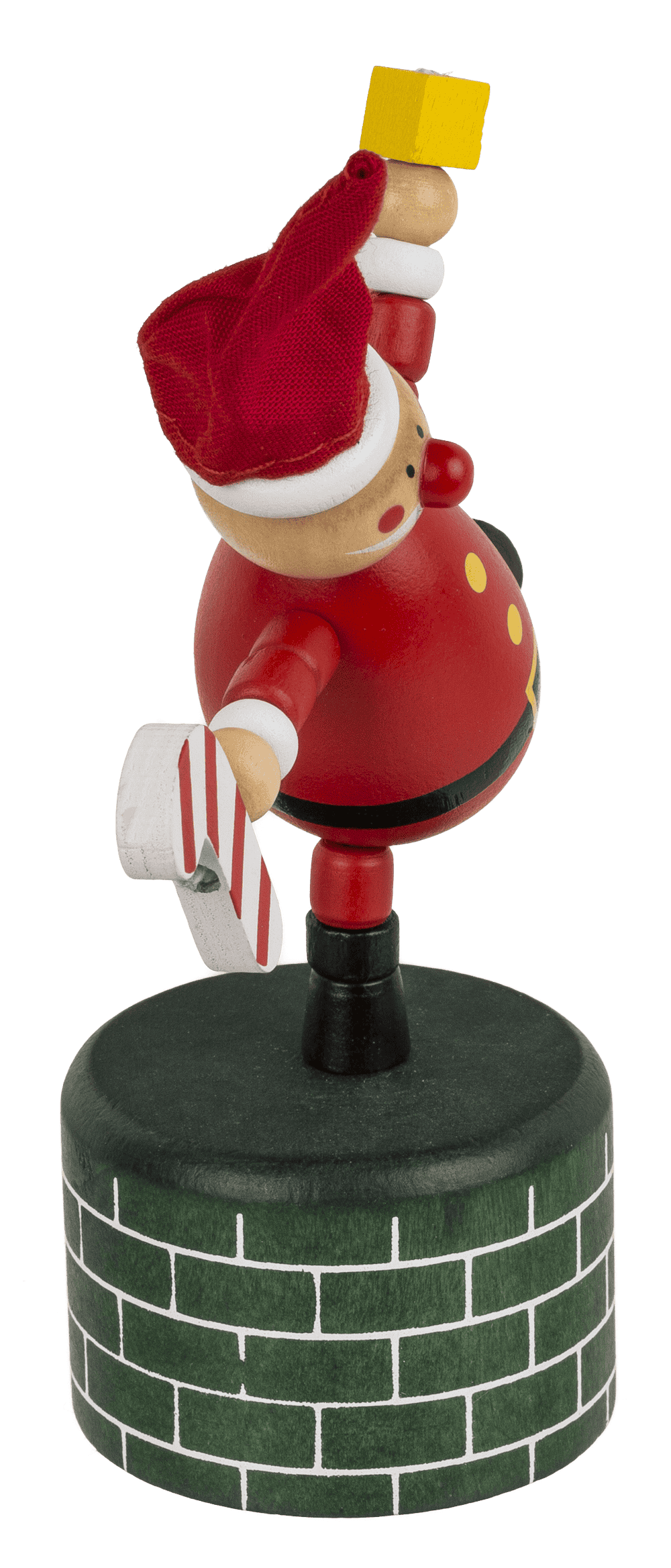 Wooden Pushing Puppet, Christmas,