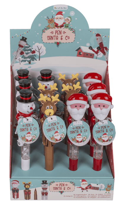 Pen,Santa & Co.,  ca. 18 cm, 3 ass., with