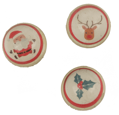 Plastic pen with bouncing ball, X-mas,