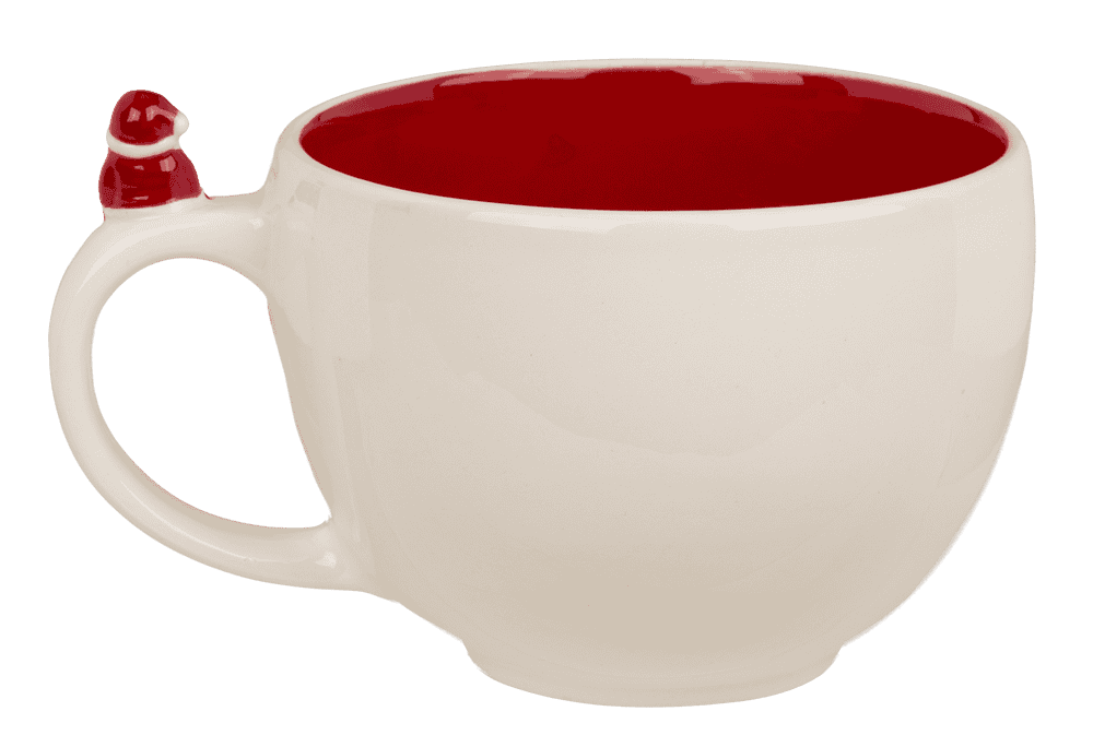 Cup, Santa, with handle decoration,