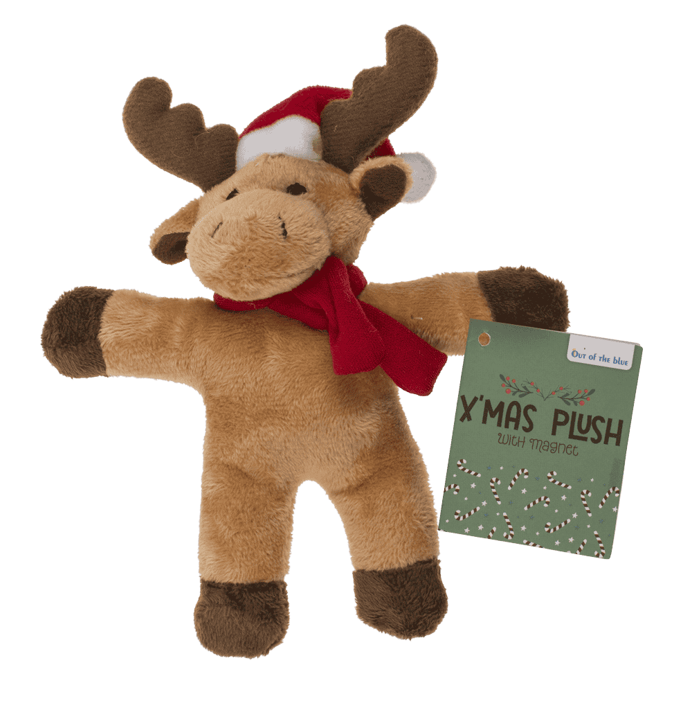 Xmas Plush with magnet, 15 cm,
