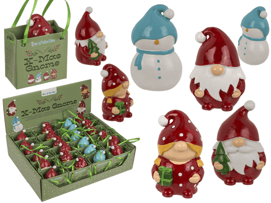 Gnome , X-Mas, in paper bag with design,