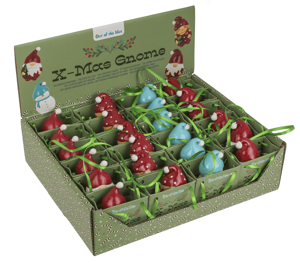 Gnome , X-Mas, in paper bag with design,