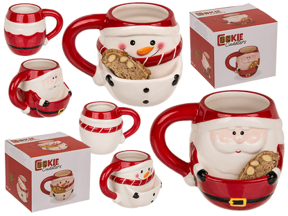 Dolomite Mug, Cookie Cuddler, Christmas,
