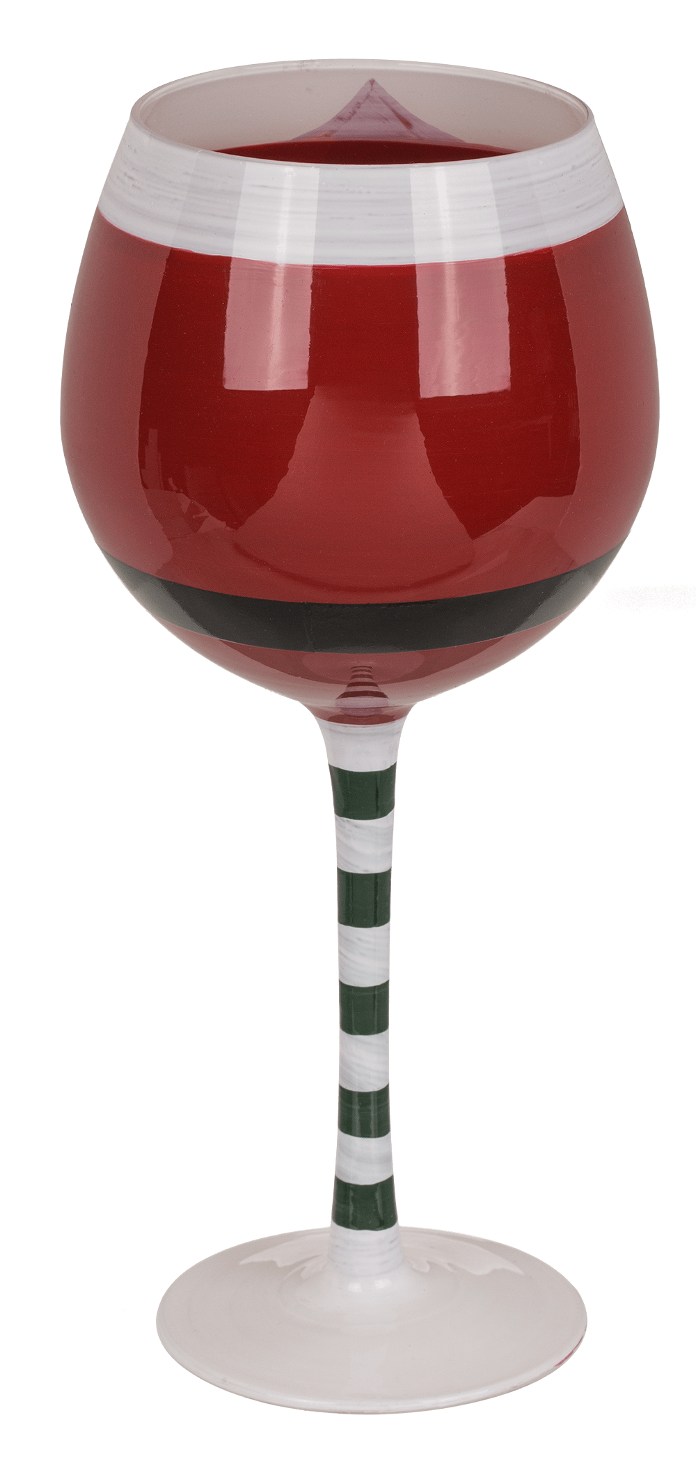 WIne Glass, Santa Costume, for ca. 480 ml