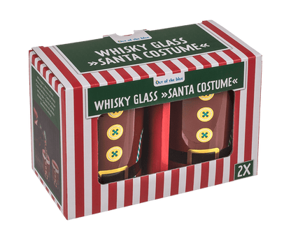 Whisky Glass, Santa Costume, for 350 ml,