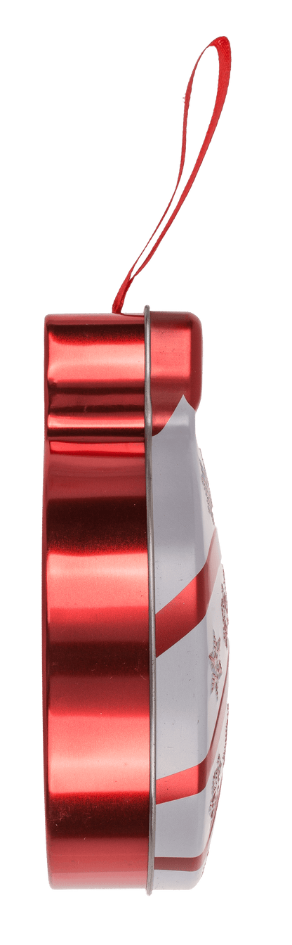 Metal gift box, Christmas bauble,