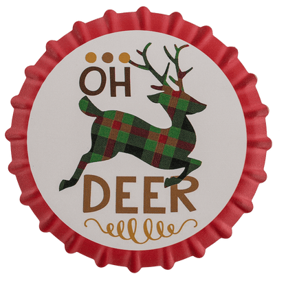 Coaster, Christmas, D: ca. 11 cm,