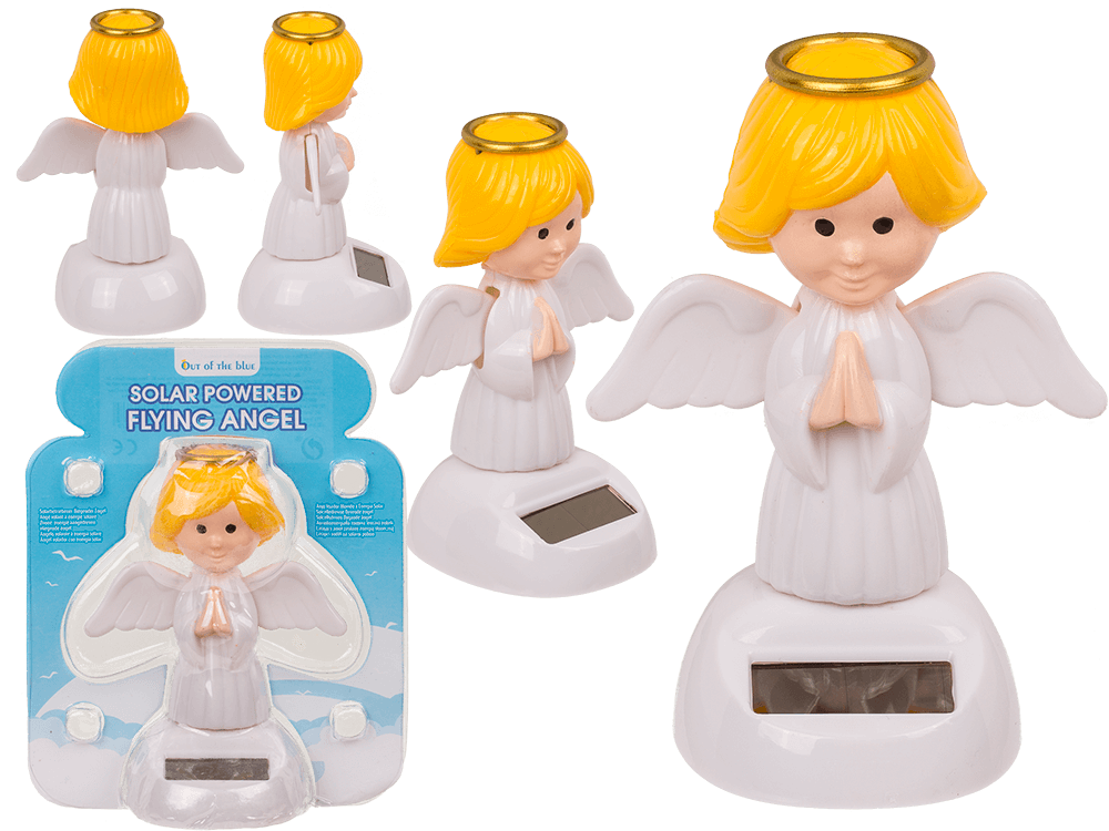 Solar Figurine, Angel, ca. 11 cm,