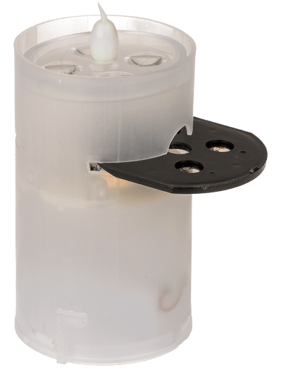 LED candle projector, Christmas, 8 x 15 cm,