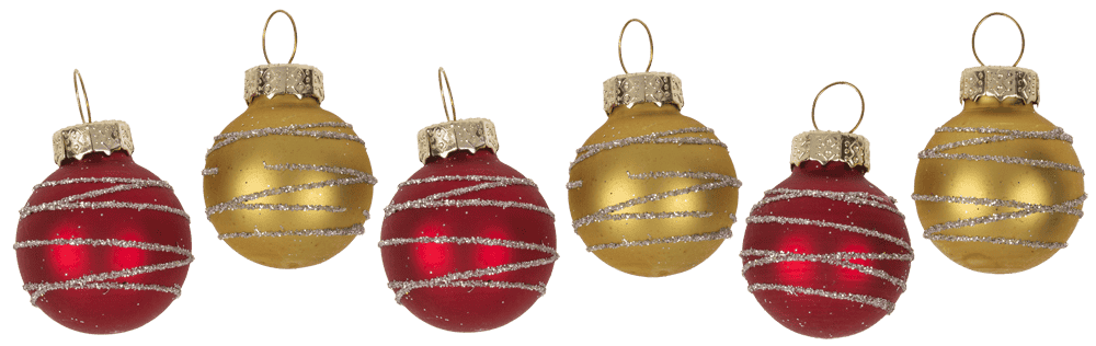 Decorative glass Christmas tree with coloured