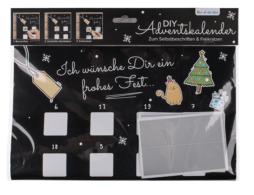 Scratch advent calendar, ca, 52 x 30 cm,