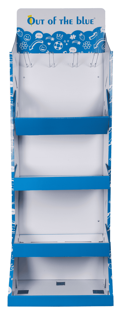 Bodendisplay-set, Maße (montiert) 1800x600x400mm,