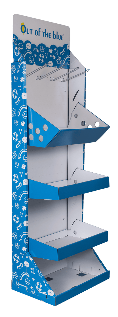 Bodendisplay-set, Maße (montiert) 1800x600x400mm,