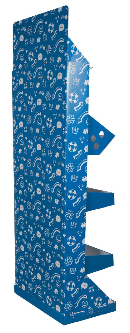 Bodendisplay-set, Maße (montiert) 1800x600x400mm,