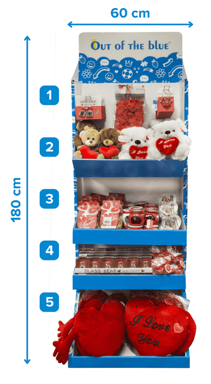 OOTB Floor display, VALENTIN,