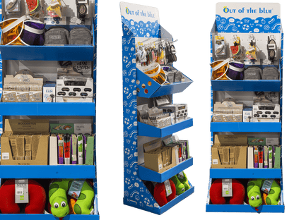 Expositor de suelo OOTB, tiempo de viaje