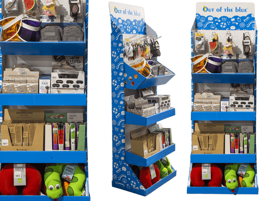 Expositor de suelo OOTB, tiempo de viaje