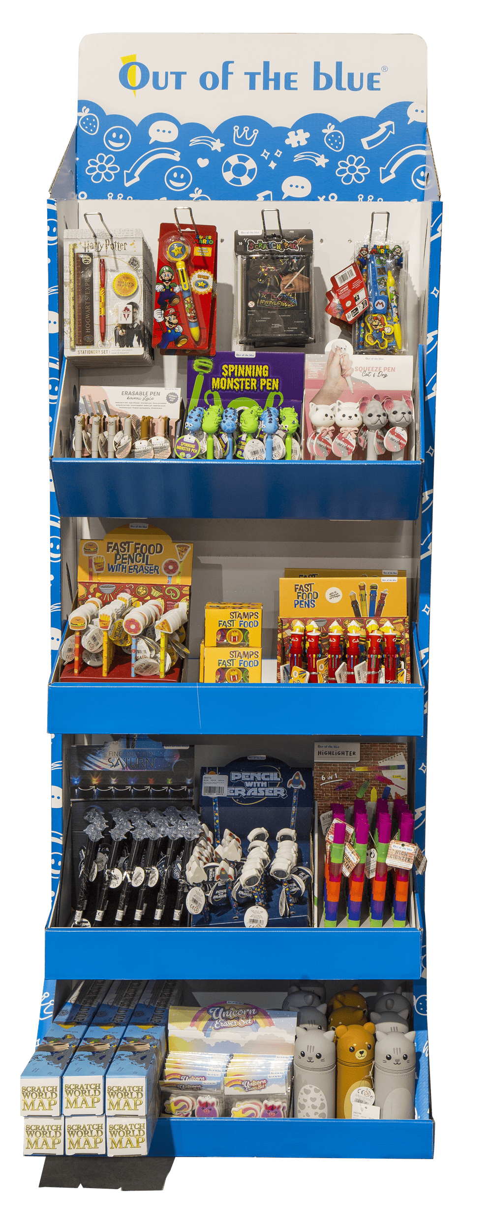 Expositor de suelo OOTB, Vuelta al cole