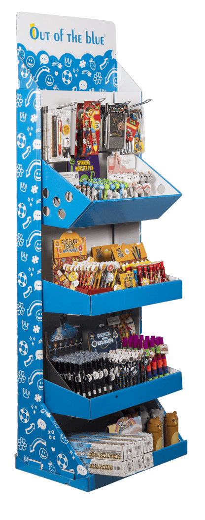 Expositor de suelo OOTB, Vuelta al cole