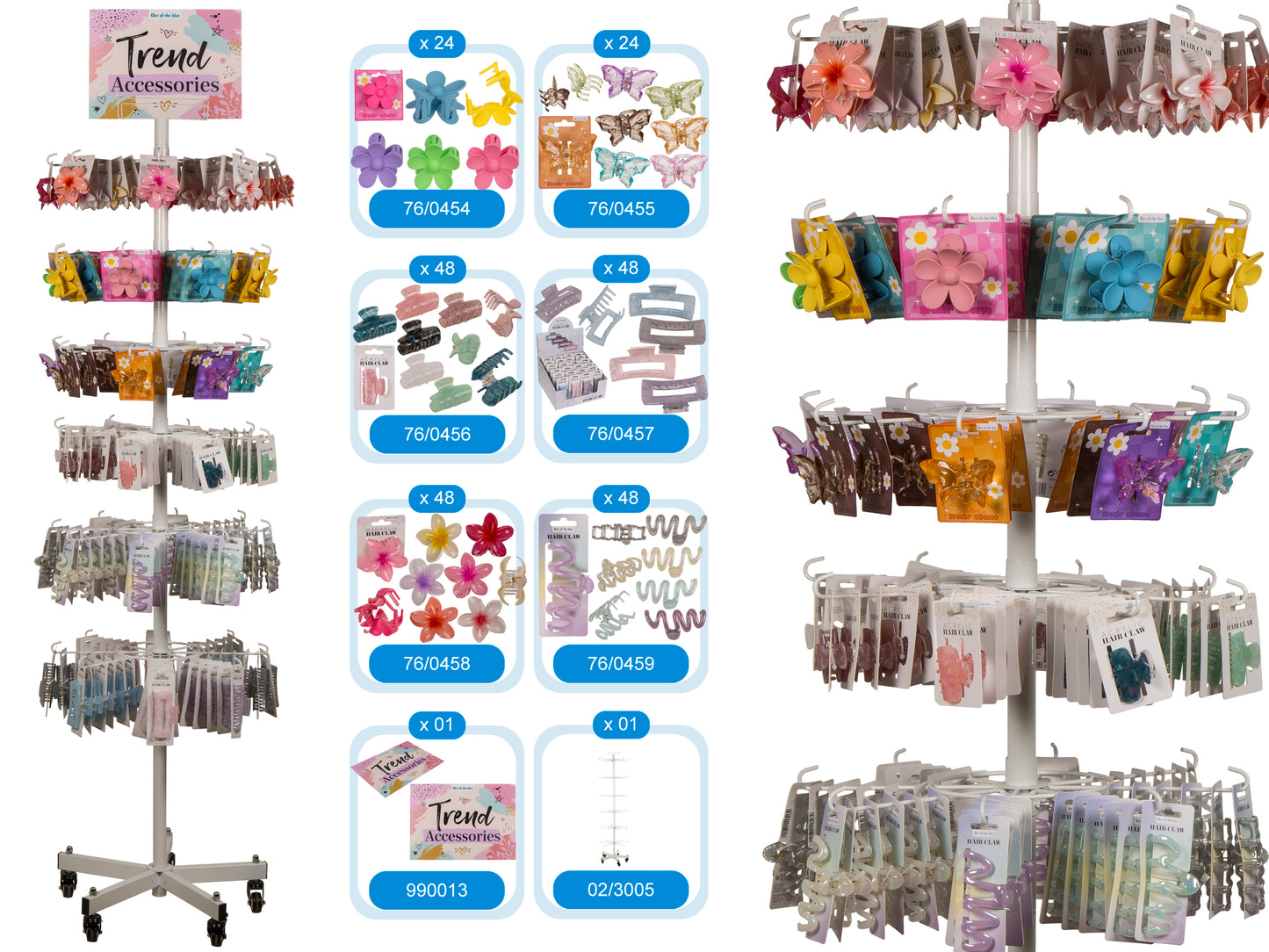 Article set, hair clips