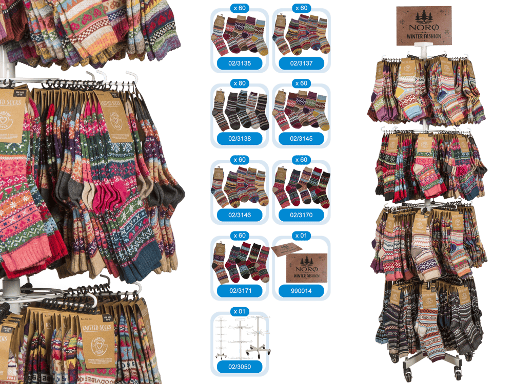 Item set, Knitted Socks,