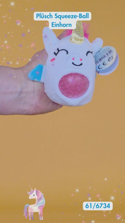 Palla di peluche, unicorno