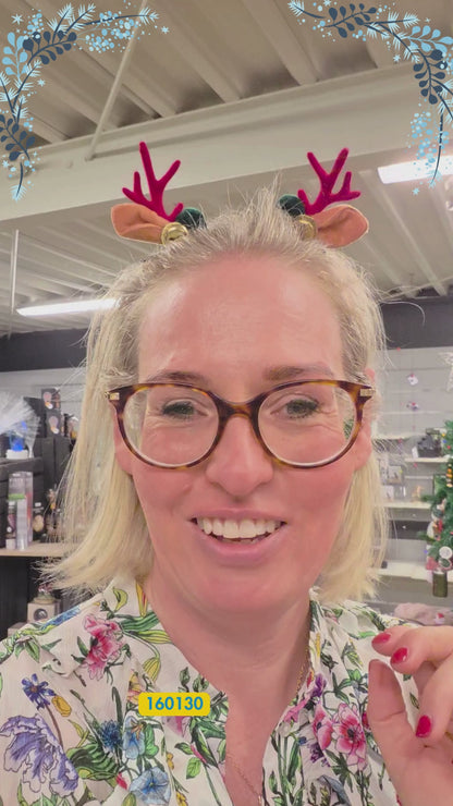 Hair clips, Reindeer, 2 assorted,