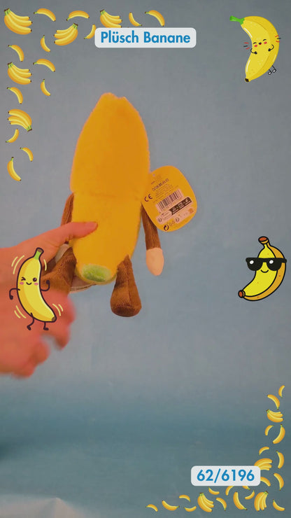 Banane en peluche, pelable