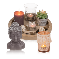 Decorative candles & holders