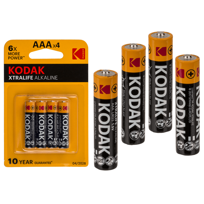 Alkaline Micro-Batterie, Kodak Xtralife, AAA,