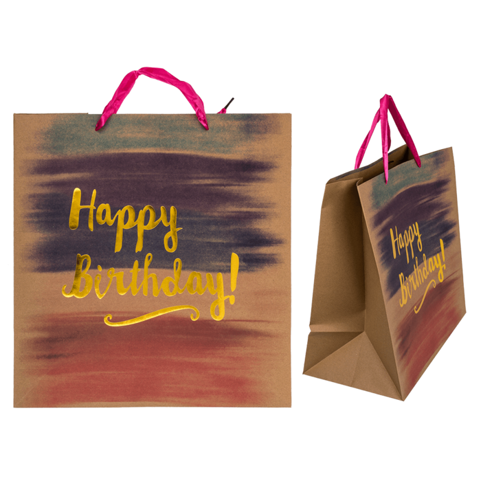 Bolsa de regalo de papel, Happy Birthday