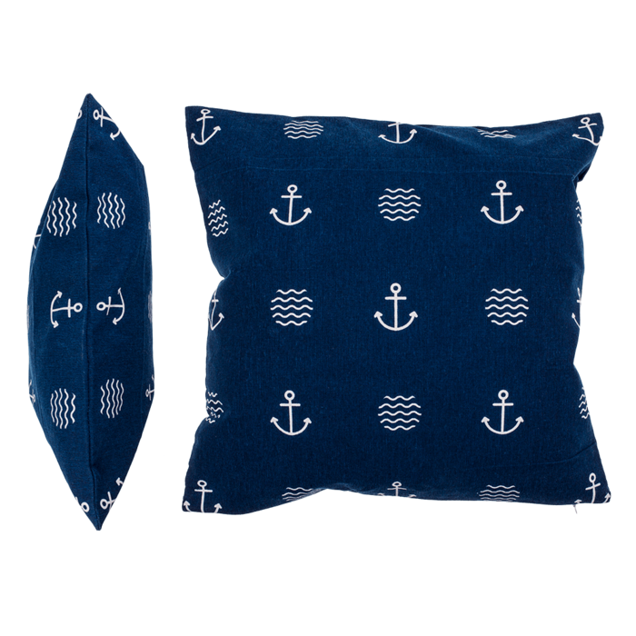 Cuscino decorativo blu, Modern Maritime,