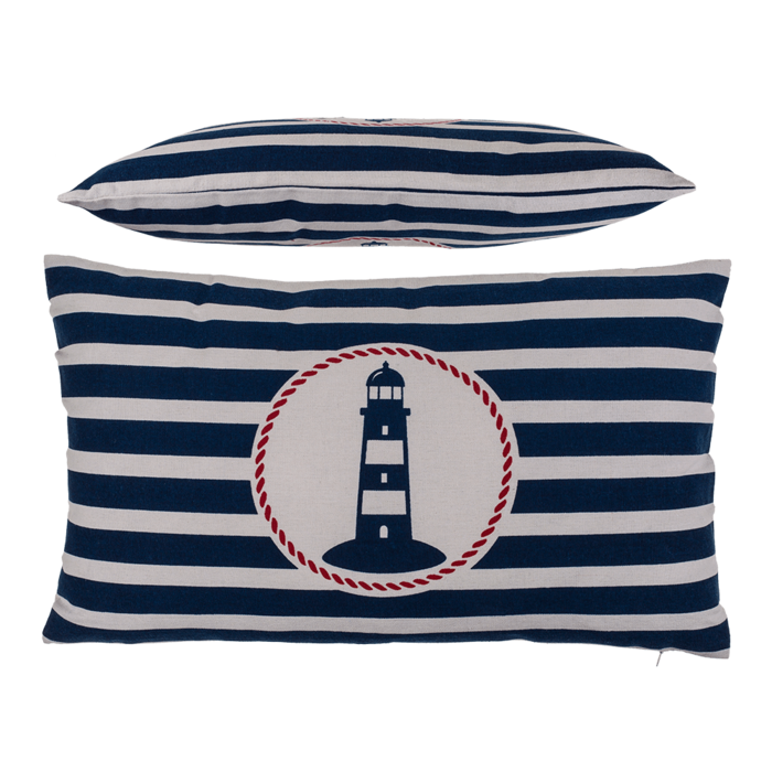 Decoration cushion with lighthouse, Traditional