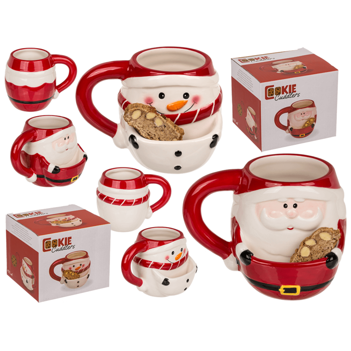 Dolomite Mug, Cookie Cuddler, Christmas,