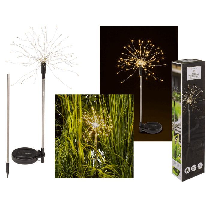 Garden light "Dandelion", with solar cell and