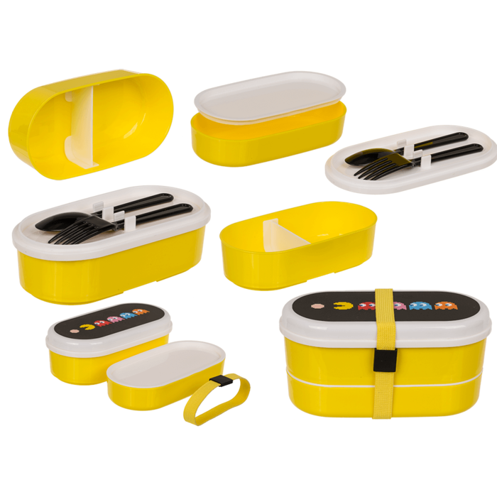 Lunch box, Pac-Man, with 2 compartments,