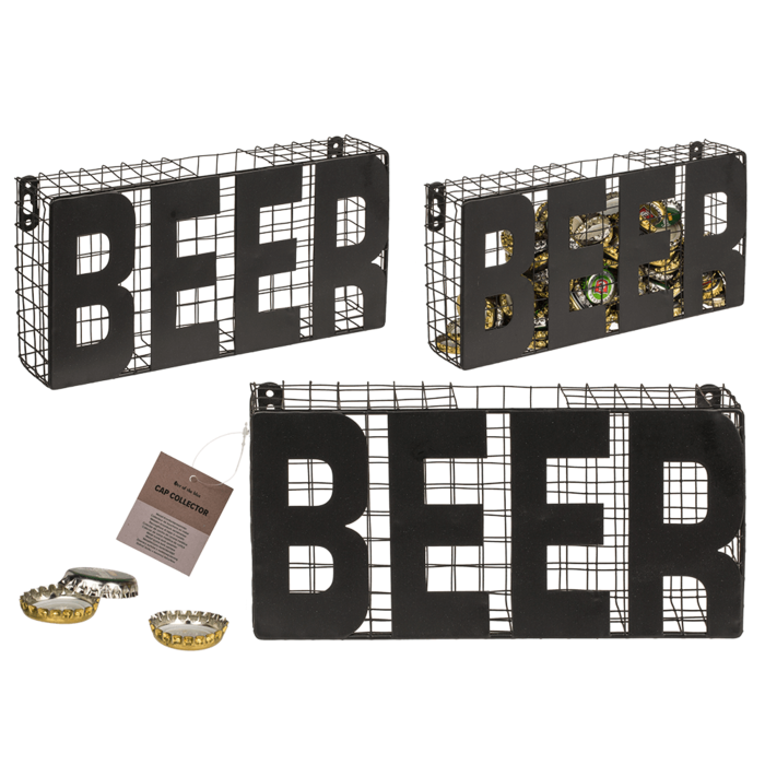Metall-Kronkorkensammler, Beer,