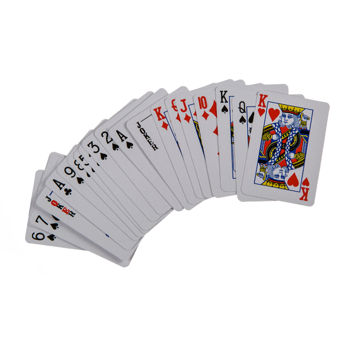 MATERIAL ESCOLAR - JUEGOS - BARAJA CARTAS POKER MINI 4x6x1.5 c20